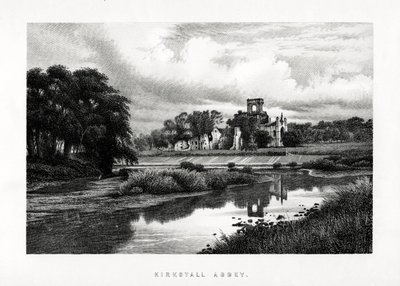 Kirkstall Abbey, Leeds, Yorkshire, 1896 od Unbekannt