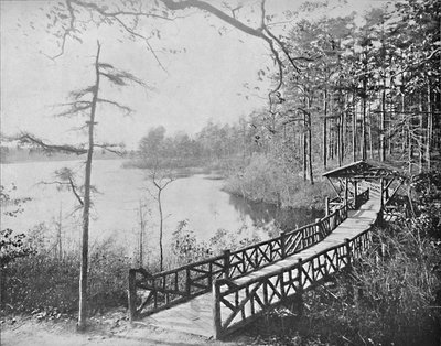 Kissing Bridge, Lakewood, c1897. od Unbekannt
