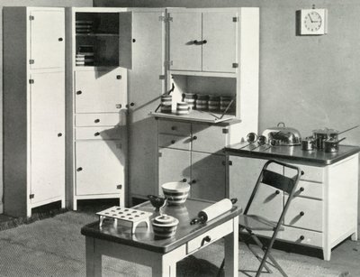 Kuchyňský nábytek od Heals, Londýn, 1937. od Unbekannt