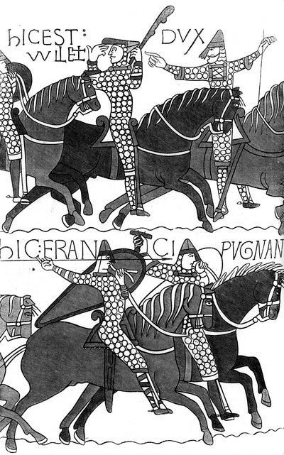 Rytíři Duc Guillaume, c1070 1849 od Unbekannt