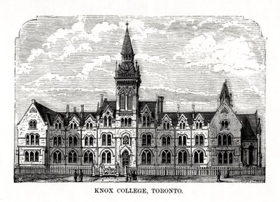 Knox College, Toronto, Ontario, Kanada, 19. století od Unbekannt
