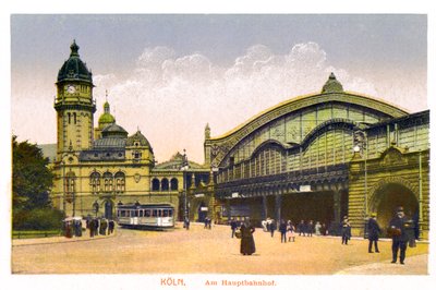 Koln, Am Hauptbahnhof, Hlavní nádraží, 20. století od Unbekannt