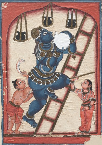 Krishna Stealing Curds, pozdní 1700. od Unbekannt