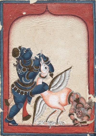 Krishna Vanquishing Clean, konec 17. století. od Unbekannt