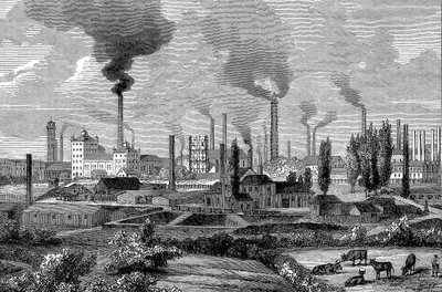 Kruppsovy závody, Essen, Německo, 1896 od Unbekannt