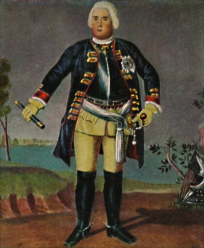 Král Friedrich Wilhelm I. v. Prusko 1688-1740. - Rytina podle obrazu od Weidemanna, 1934. od Unbekannt