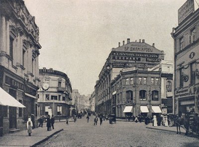 Most kovářů Kuznetsky Most, Moskva, Rusko, 1912 od Unbekannt