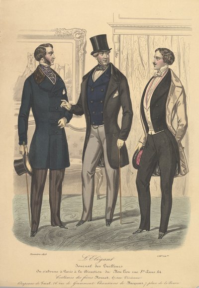 LElegant z Journal of Tailors, 1848. od Unbekannt