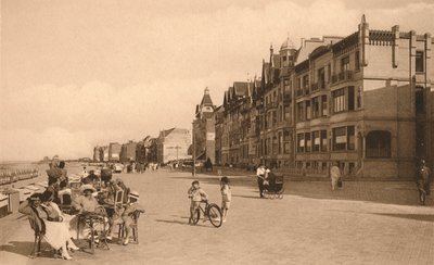 La Digue, Promenáda, c1900. od Unbekannt