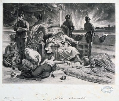 La Justice Eternelle, francouzsko-pruská válka, 1870-1871. od Unbekannt