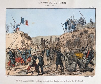 Dobytí Paříže, 22. května 1871 od Unbekannt