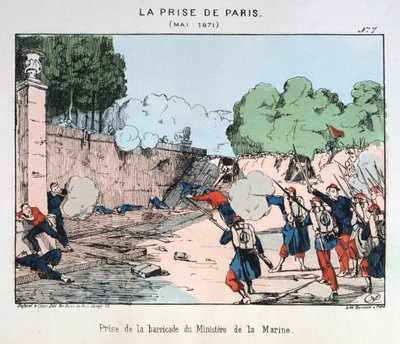 Dobytí Paříže, květen 1871 od Unbekannt