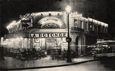 Rotunda, Boulevard du Montparnasse, c. 1925. od Unbekannt