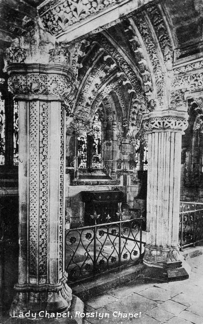 Lady Chapel, Rosslyn Chapel, Midlothian, Skotsko, 20. století od Unbekannt
