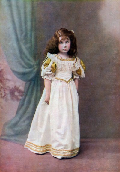Lady Elizabeth Bowes-Lyon, šest let, 1906-1907 1923 od Unbekannt