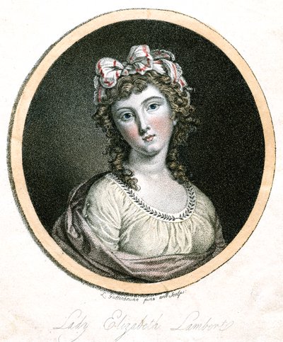 Lady Elizabeth Lambert, 1750-1820 od Unbekannt