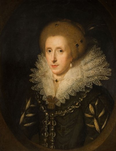 Lady of the Brereton Family, 1600-1625. od Unbekannt
