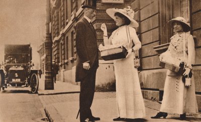 Lady Pilkingtonová prodává růže k prvnímu výročí Alexandra Rose Day, 25. června 1913 1935 od Unbekannt