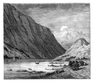 Jezero Bandak, Norsko, c1890 od Unbekannt