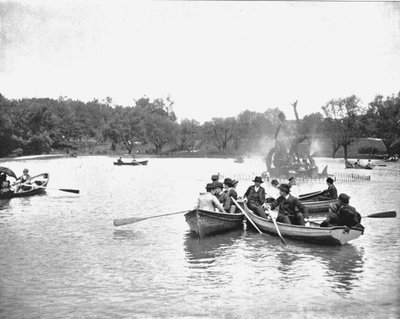 Jezero ve Wade Park, Cleveland, Ohio, USA, c1900. od Unbekannt