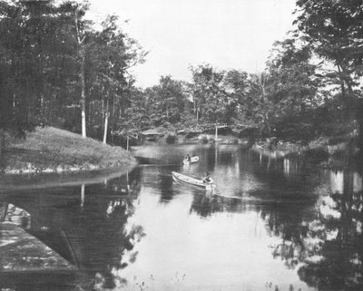 Lakelet v areálu Soldiers Home, Milwaukee, Wisconsin, USA, c1900. od Unbekannt