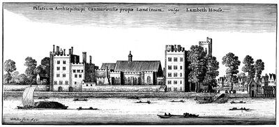 Lambeth Palace, Londýn, 1647 1893 od Unbekannt