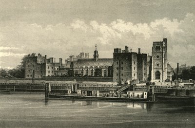 Lambethský palác, c1876. od Unbekannt