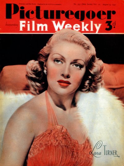 Lana Turner 1921-1995, americká herečka, 1941 od Unbekannt