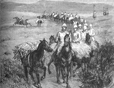 Lancers Returning from a Foray, c1880 od Unbekannt