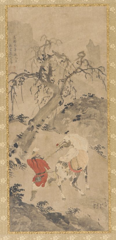 Krajina: Kropenatý kůň a jezdec, 16. století. od Unbekannt