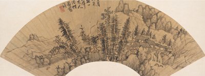 Krajina ve stylu Huang Gongwang, 17. století nebo později, falešné datum 1633. od Unbekannt