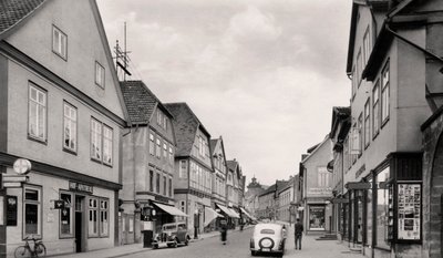 Langestrasse, Buckeburg, Německo, 30. léta 20. století od Unbekannt