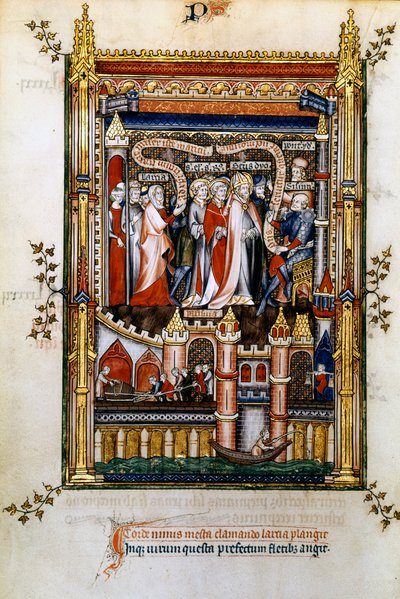 Larcia obviňuje St Denis, 1317 od Unbekannt