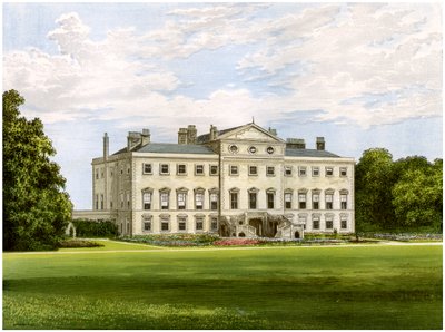 Lathom House, Lancashire, domov lorda Skelmersdale, c1880 od Unbekannt