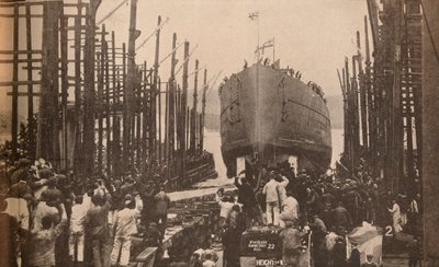 Uvedení H.M.S. Lev v srpnu 1910, c1910, 1935 od Unbekannt