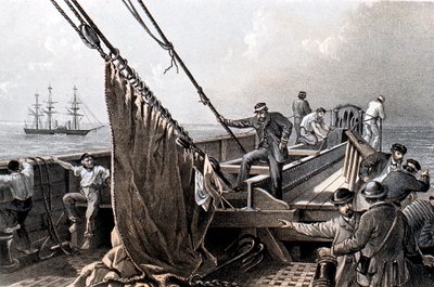 Položení transatlantického telegrafního kabelu, 1865 1866 od Unbekannt