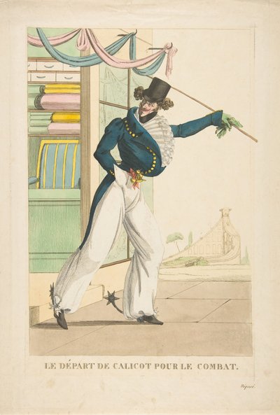 Odchod Calico do boje, 1817-18. od Unbekannt