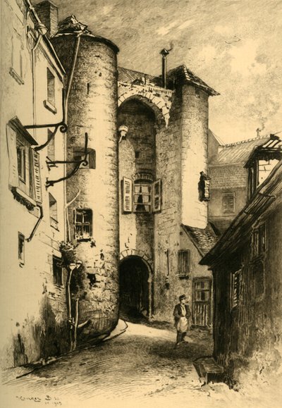 Průchod z Chénizeles do Laon Aisne, 1903. od Unbekannt