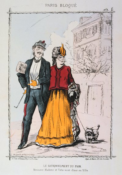 Le Rationnement du Pain, 1870-1871 od Unbekannt