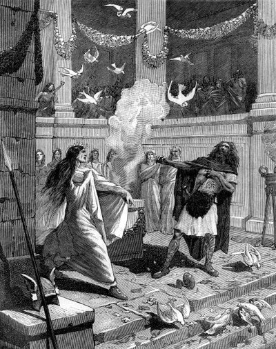 Nejzlobivější z lidí, rozkaz, aby pro tebe byl připraven hrob, 1882-1884 od Unbekannt