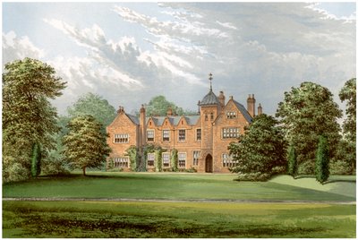 Lea, Lincolnshire, domov Baroneta Andersona, c1880 od Unbekannt