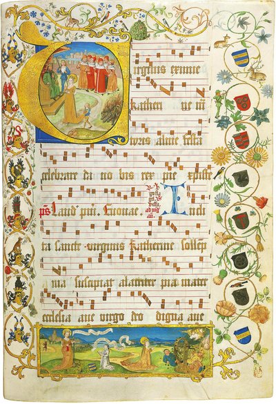 List z antifonáře pro Elisabeth von Gemmingen, c. 1504 od Unbekannt