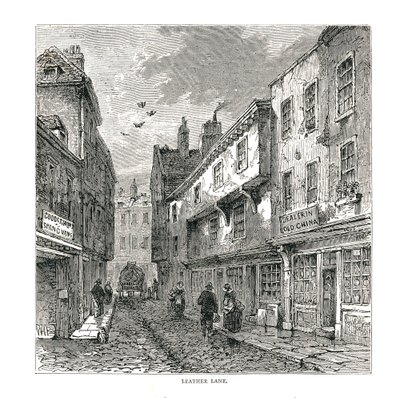 Leather Lane, 1878 od Unbekannt