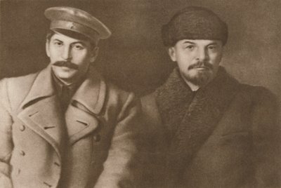 Lenin a Stalin, březen 1919, 1939. od Unbekannt