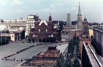 Leninovo mauzoleum, Rudé náměstí, Moskva, 1980 od Unbekannt