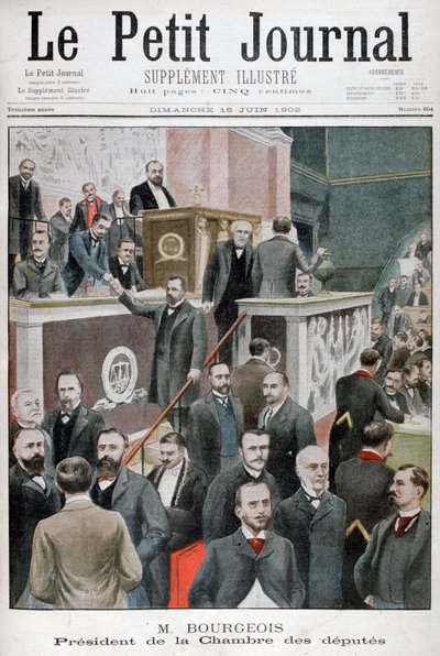 Leon Bourgeois, předseda Poslanecké sněmovny, 1902 od Unbekannt