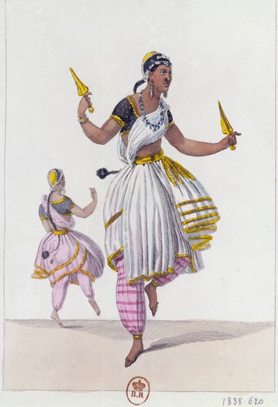 Bayaderes, 1838 od Unbekannt