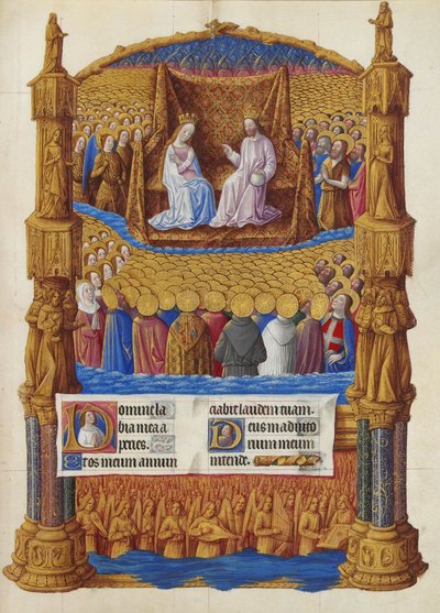 Les Très Riches Heures du Duc de Berry, Folio 126r - Ráj od Unbekannt