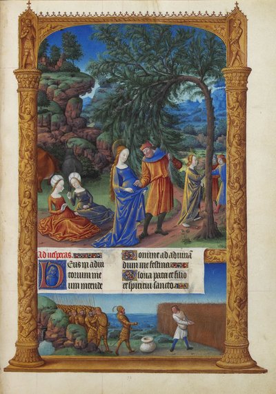 Les Très Riches Heures du Duc de Berry, Folio 57r – Útěk do Egypta od Unbekannt