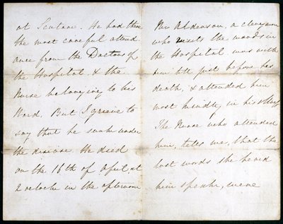 Dopis od Florence Nightingalové, květen 1856 od Unbekannt